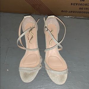 Silver Heels Size 9.5